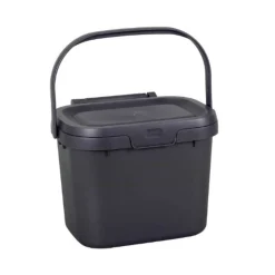 Addis 4.5 Litre Compost Caddy - Metallic