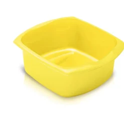 Addis 9.5 ltr  Rectangle Washing Up Bowl - Yellow