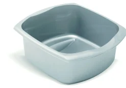 Addis 9.5ltr Rectangle Washing Up Bowl - Metallic