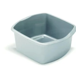 Addis Small Rectangle Washing Up Bowl - Metallic