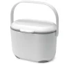 Addis Soft Touch 2.5 Litre Compost Caddy - White & Grey