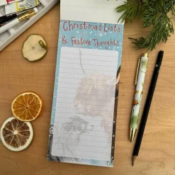 Alex Clark Christmas Magnetic To Do List - Festive Farm