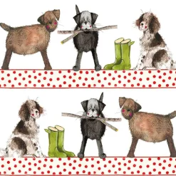 Alex Clark Coaster - Country Dogs