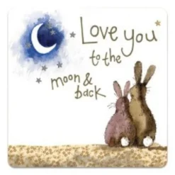 Alex Clark Coaster - Moon And Back