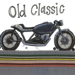 Alex Clark Coaster - Old Classic Motorbike