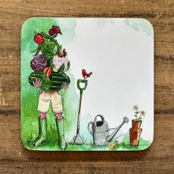 Alex Clark Coaster - Vegetable Garden
