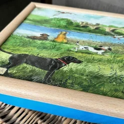 Alex Clark Lap Tray - River Walk