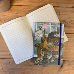 Alex Clark Large Chunky Notebook - Cat House