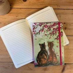 Alex Clark Large Chunky Notebook - Blossom Cats