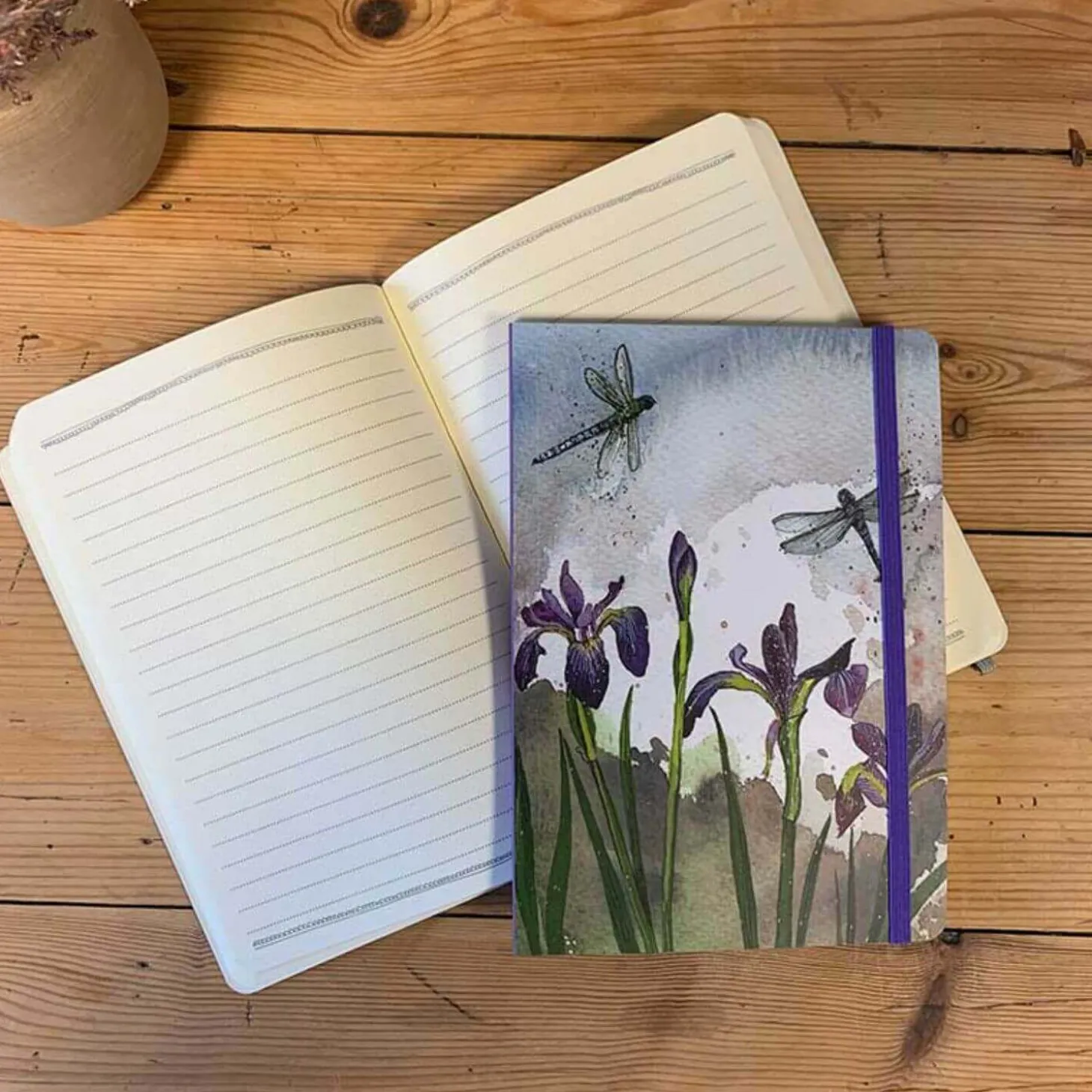 Alex Clark Large Chunky Notebook - Dragonflies