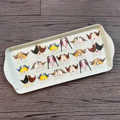 Alex Clark Melamine Medium Tray - Brilliant Birds