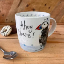 Alex Clark 400ml Mug - Ahoy There - Puffin