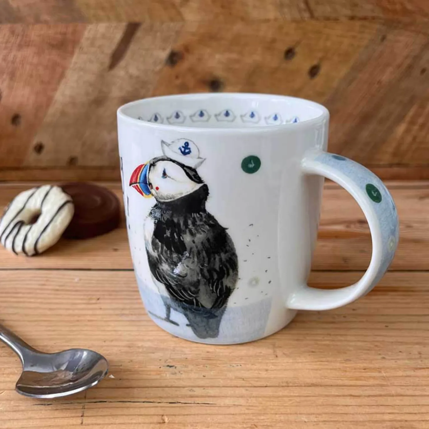 Alex Clark 400ml Mug - Ahoy There - Puffin