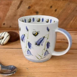Alex Clark 400ml Mug - Bees & Harebells