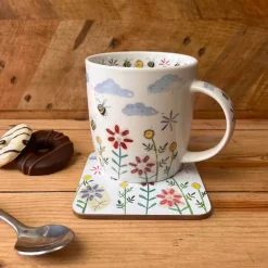 Alex Clark 400ml Mug - Bees & Flowers