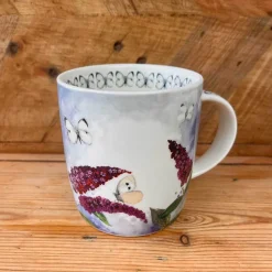 Alex Clark 400ml Mug - Butterflies & Buddleia