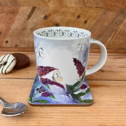 Alex Clark 400ml Mug - Butterflies & Buddleia
