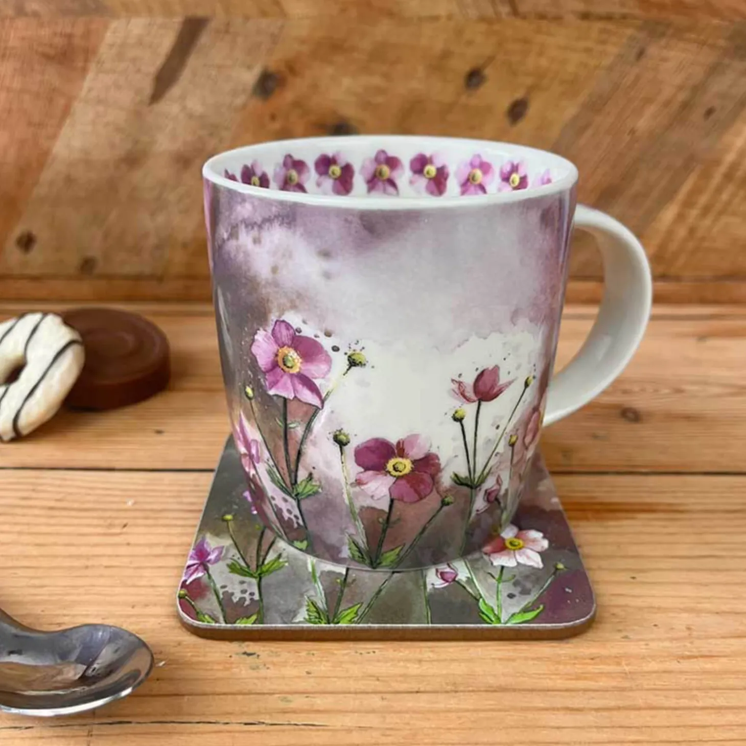Alex Clark 400ml Mug - Japanese Anemones