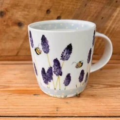 Alex Clark 400ml Mug - Lavender Bees