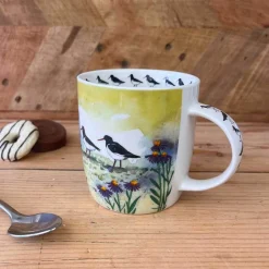 Alex Clark 400ml Mug - Oystercatchers