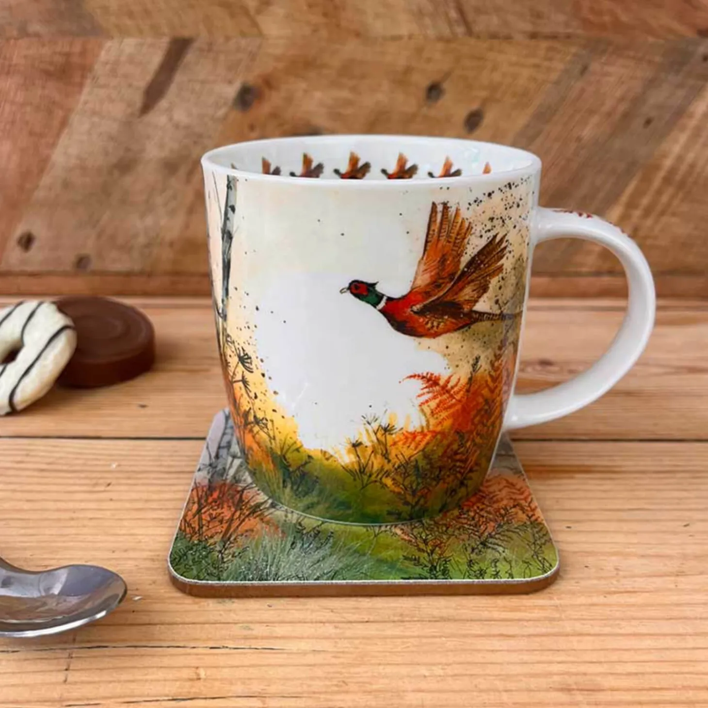 Alex Clark 400ml Mug - Pheasant & Bracken