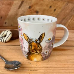 Alex Clark 400ml Mug - Rabbit & Daisies