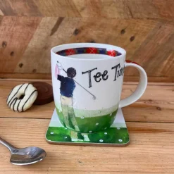 Alex Clark 400ml Mug - Tee Time - Golf