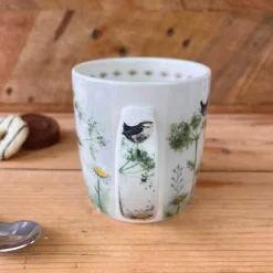Alex Clark 400ml Mug - Wren & Cow Parsley