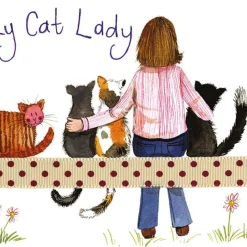 Alex Clark Placemat - Crazy Cat Lady