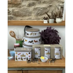 Alex Clark Set Of 3 Cake Tins - Delightful Dogs