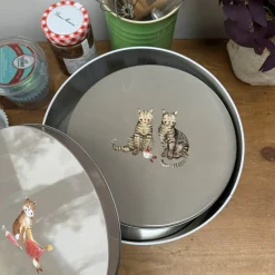 Alex Clark Set Of 3 Cake Tins - Marvellous Moggies
