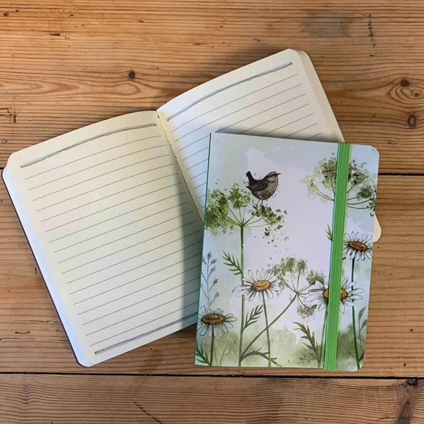 Alex Clark Small Chunky Notebook - Wren & Daisies