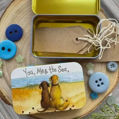 Alex Clark Small Rectangular Tin - You, Me & The Sea