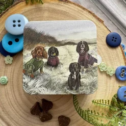 Alex Clark Small Square Tin - Winter Coats