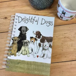 Alex Clark Spiral Journal - Delightful Dogs