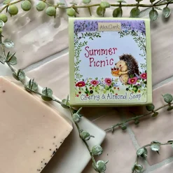 Alex Clark Summer Picnic Handmade Soap - Cherry & Almond