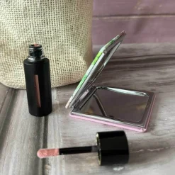 Alex Clark Vegan Leather Compact Mirror - Bees In Summer