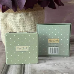 Alex Clark Vegan Leather Compact Mirror - Cat Whiskers