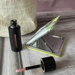 Alex Clark Vegan Leather Compact Mirror - Dunes