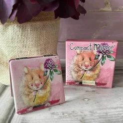 Alex Clark Vegan Leather Compact Mirror - Herbert