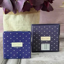 Alex Clark Vegan Leather Compact Mirror - Highland Cow