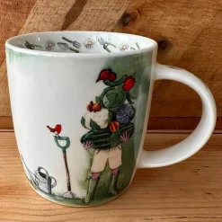 Alex Clarke 400ml Mug - Vegetable Garden