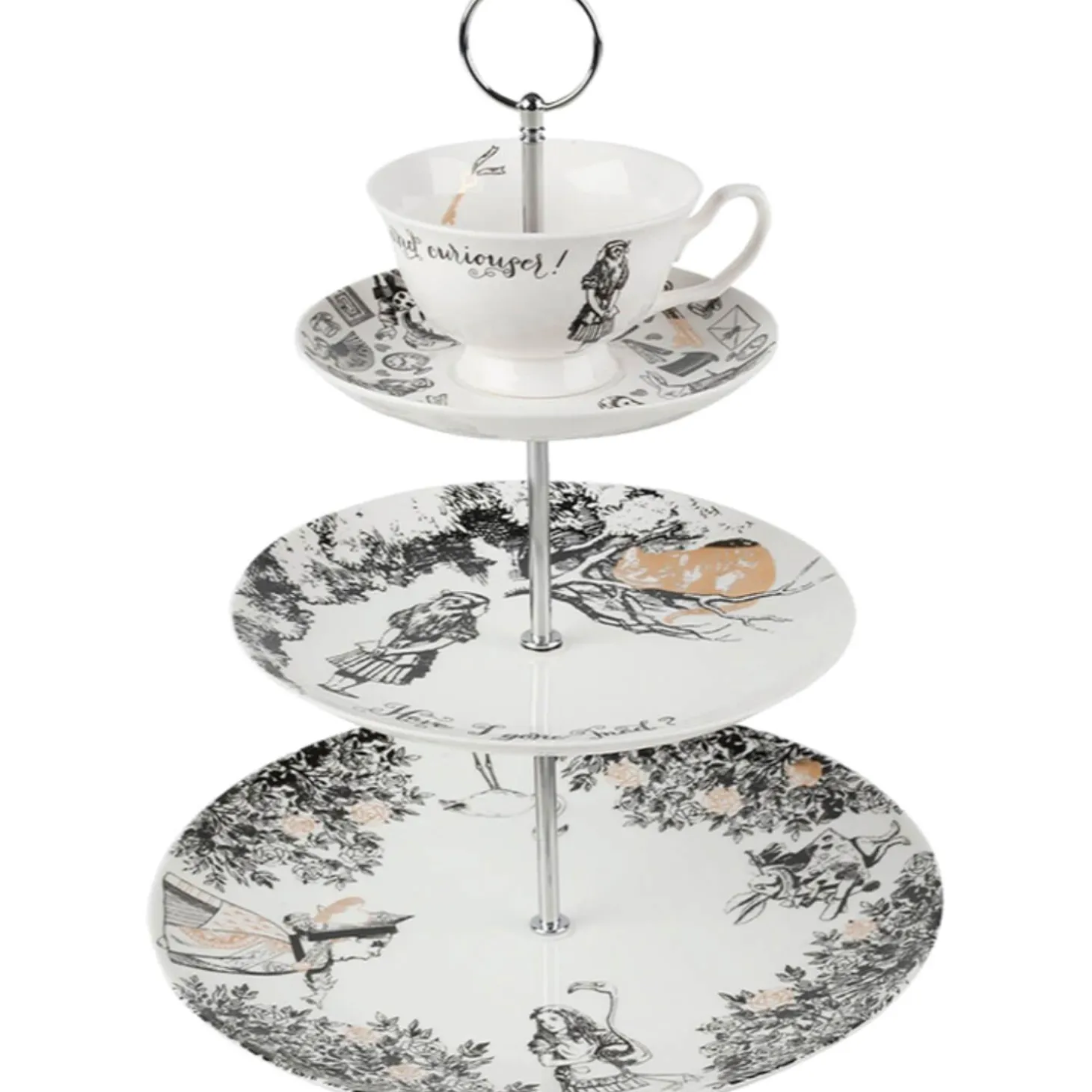 Alice In Wonderland Afternoon Tea Set - 4 Piece