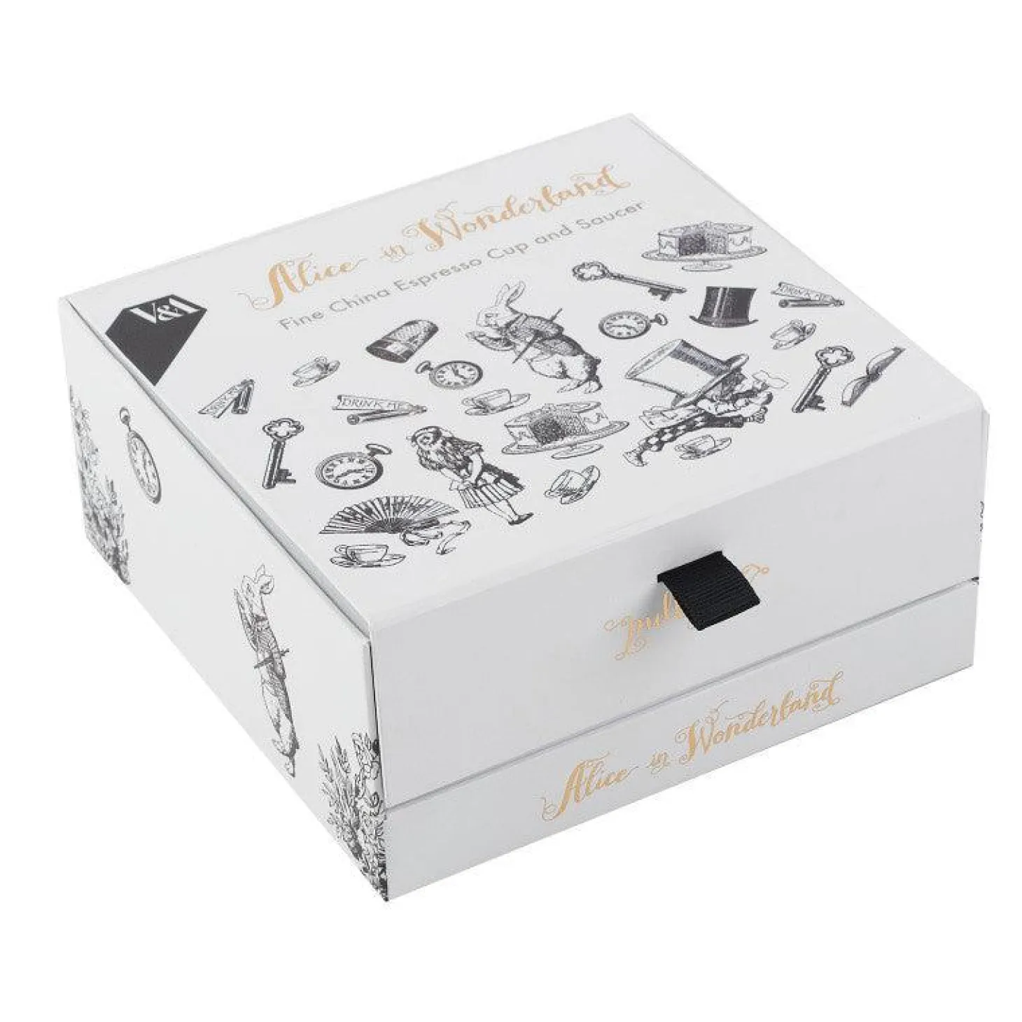 Alice in Wonderland Espresso Cup & Saucer Set