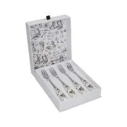 Alice in Wonderland Pastry Forks - Set of 4