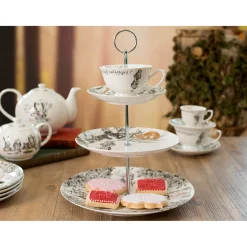 Alice in Wonderland Side Plates - Set of 4