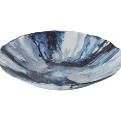 Anton Studio Designs Abstract Glass Round Bowl - 40cm