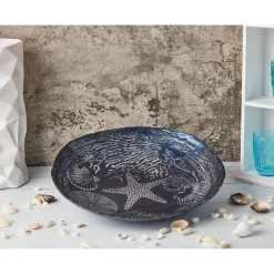 Anton Studio Designs Aquarium Glass Round Bowl - 33cm