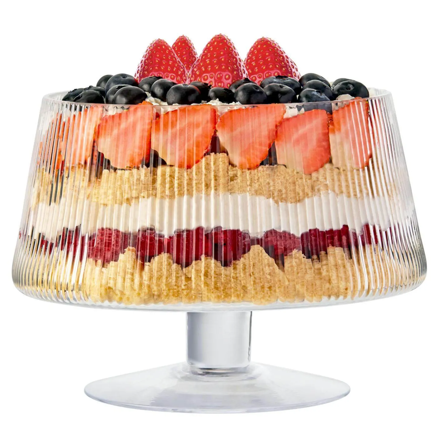 Anton Studio Designs 24cm Stemmed Glass Trifle Bowl - Empire