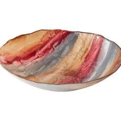 Anton Studio Designs Dune Glass Round Bowl - 32cm